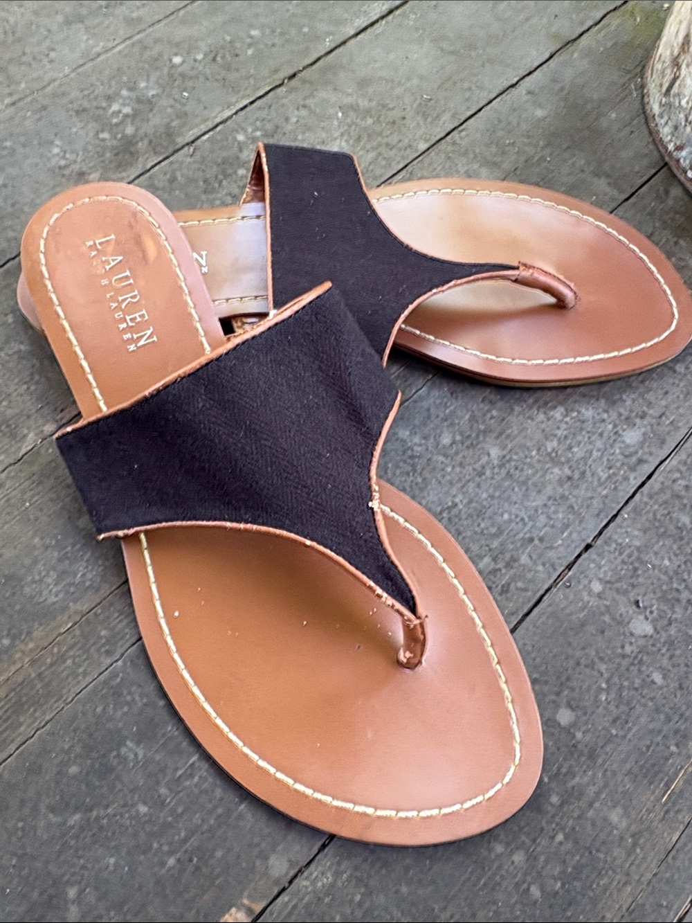 RALPH LAUREN Sandals 🩴 Women’s Size 8 • ANAYA Retired Style